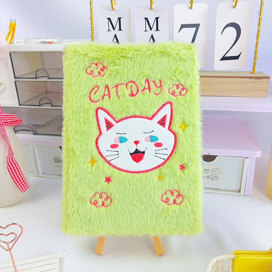 A5 Cute Day Day Diari Notebook Plush